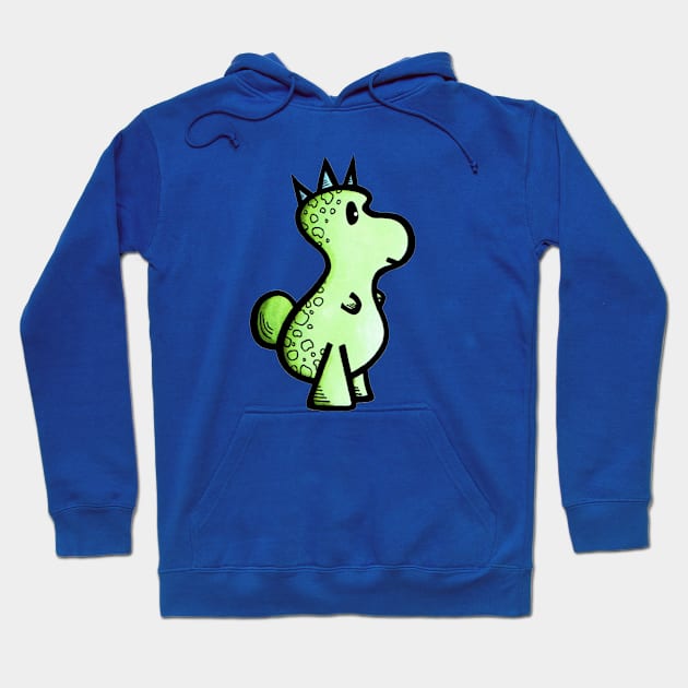 King Dino Hoodie by NicoleWhelan